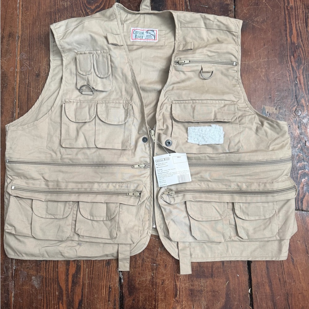 Outdoor Life Men's Utility Vest - Tan
